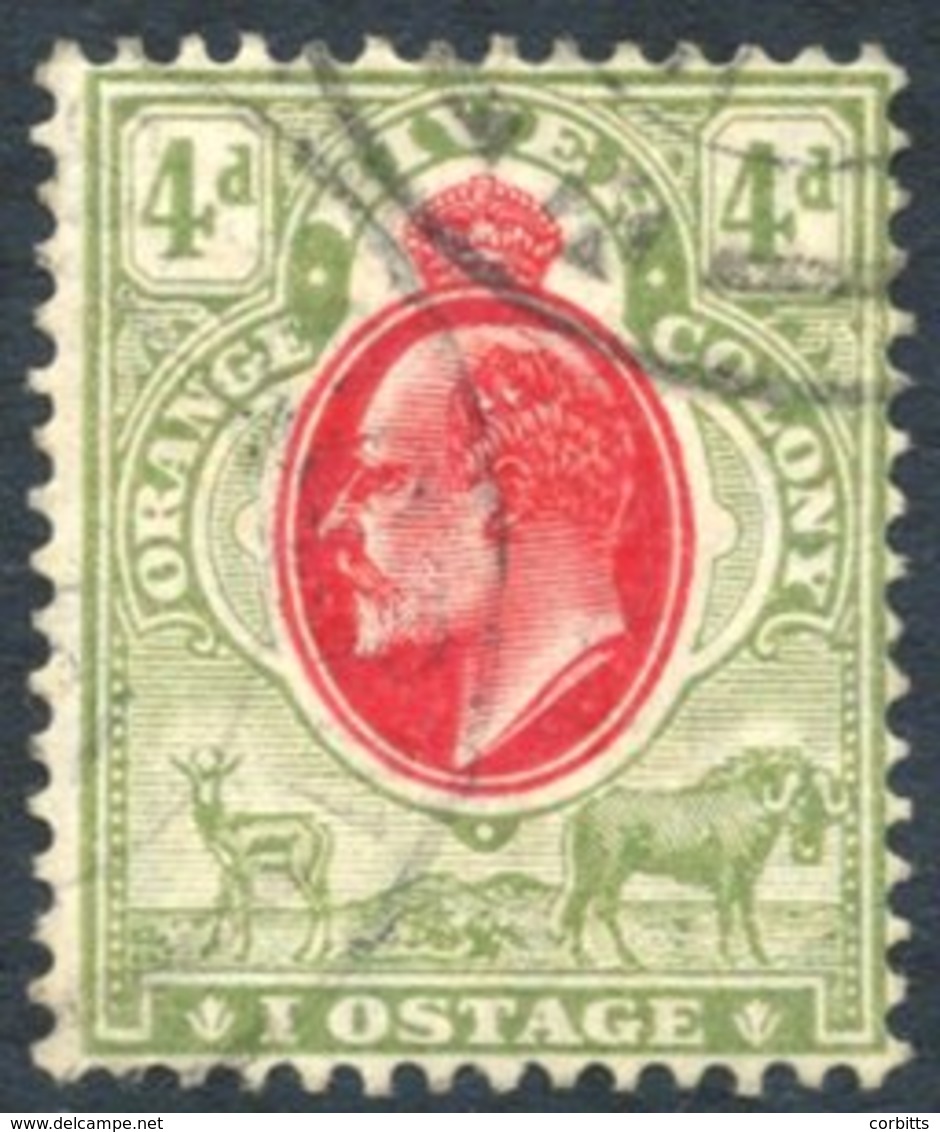 1905-09 4d Variety 'IOSTAGE' For 'POSTAGE' U, SG.150a. (1) Cat. £250 - Autres & Non Classés