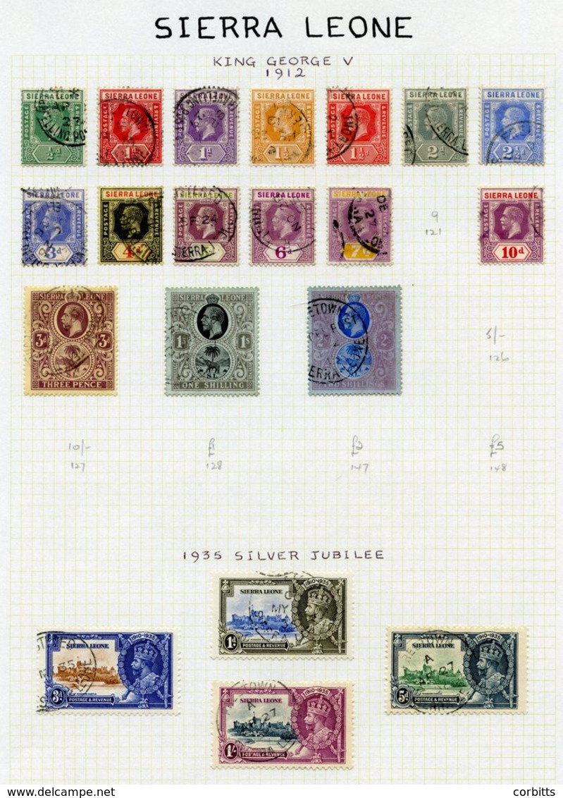 1876-1913 VFU Collection On Leaves Incl. 1884-91 Vals To 1s, 1896-97 Vals To 2½d & 1s, KEVII To 6d, 1912 To 2s, 1935 Jub - Autres & Non Classés