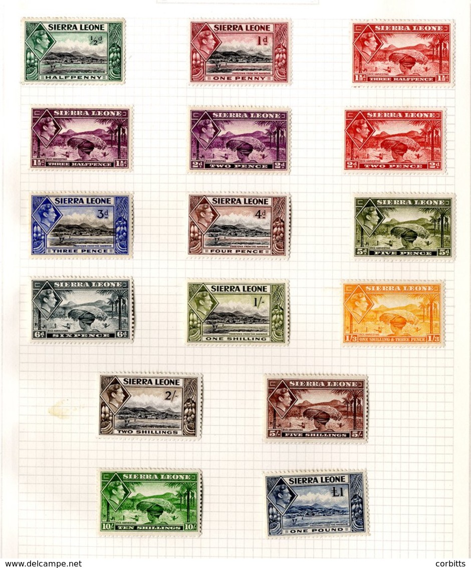 1938-44 Set M, Another Set FU, SG.188/200, 1956 Defin Set FU, SG.210/22. (47) Cat. £285 - Autres & Non Classés