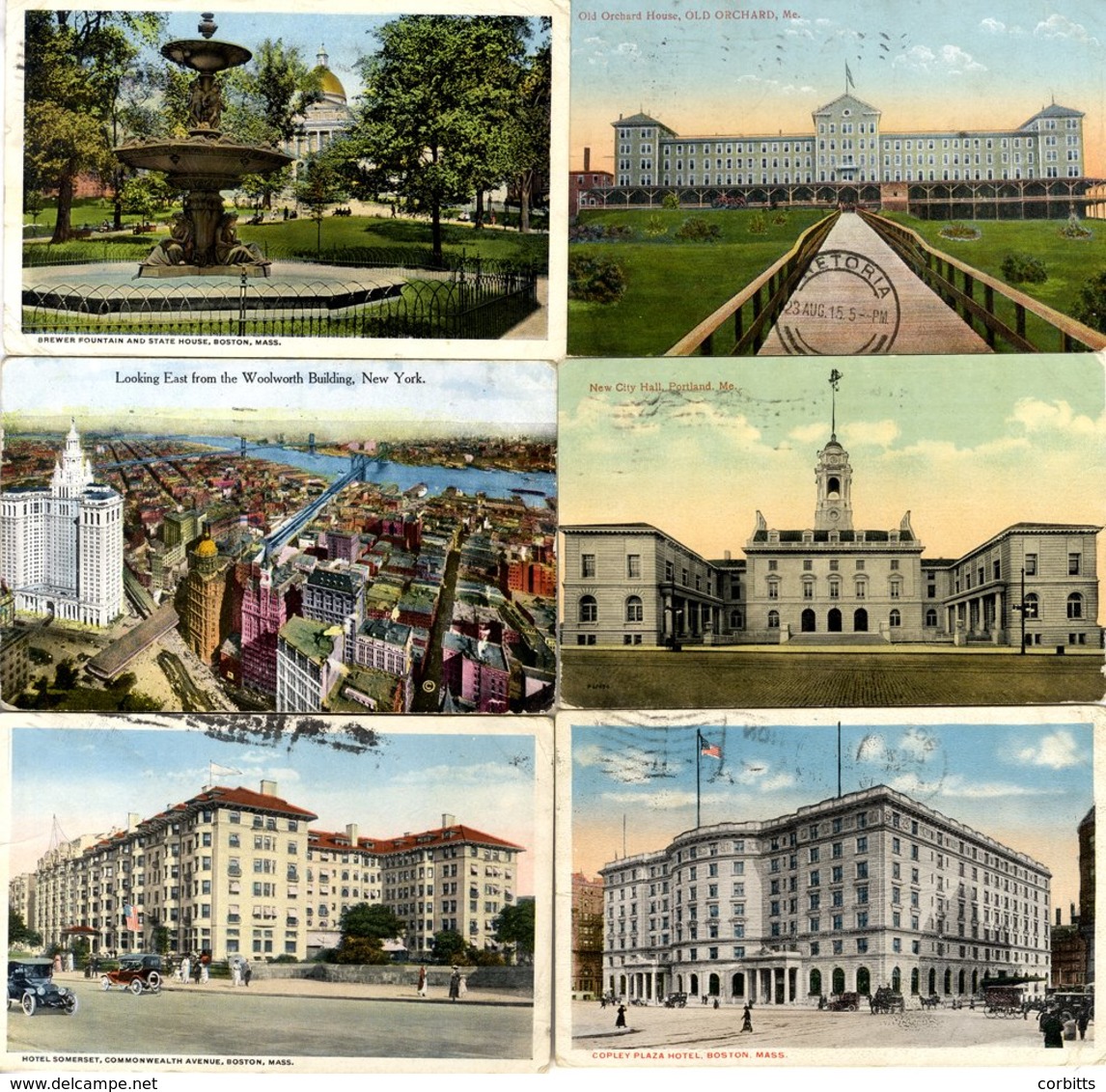 1916-19 WWI Picture Postcards Correspondence USA - Middleburg (Transvaal) At 2c-3c Rated With Range Of South African Cir - Autres & Non Classés