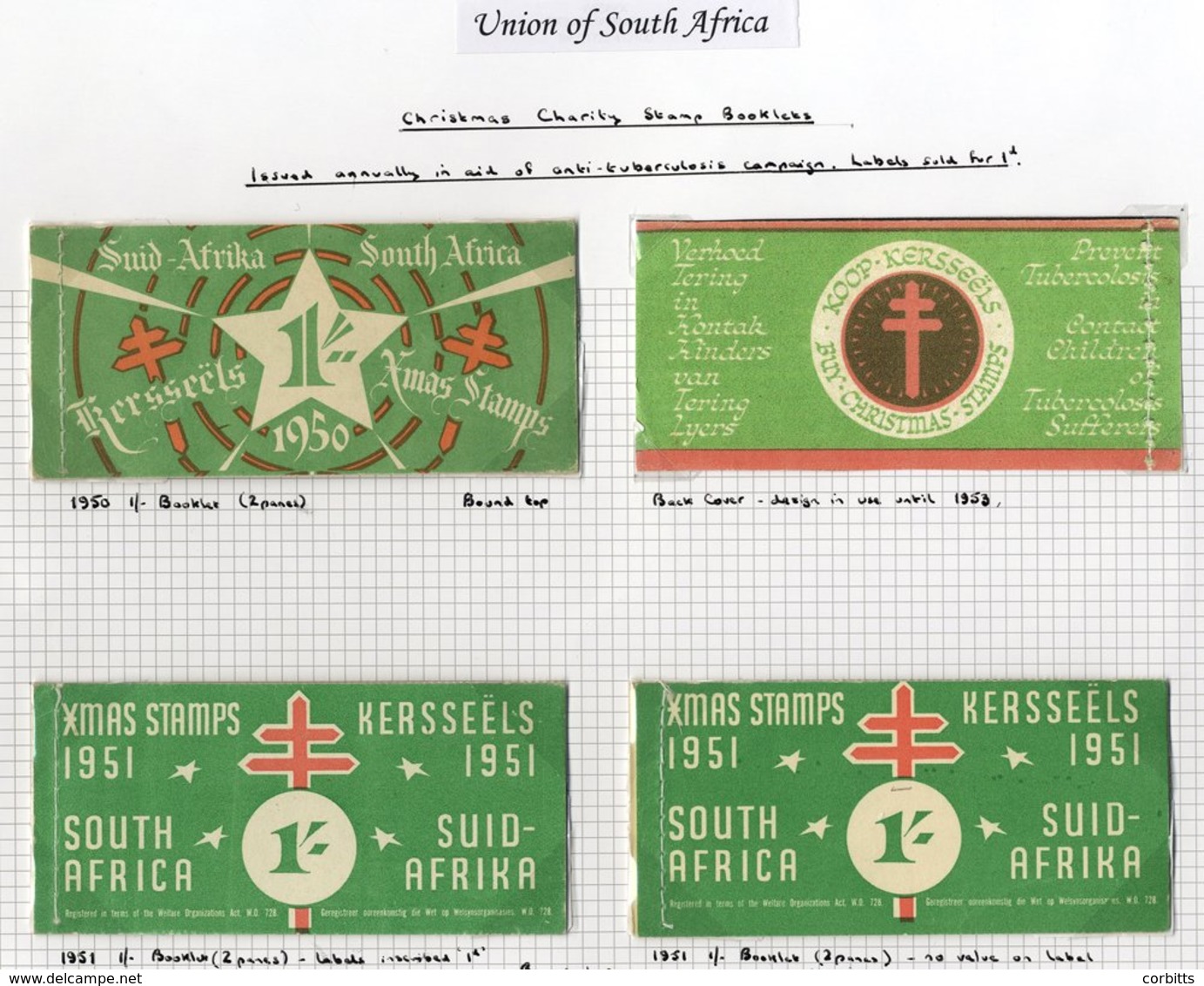 1950-60 Collection Of Christmas Seal Booklets. Nice Lot, Not Often Offered. (29) - Autres & Non Classés