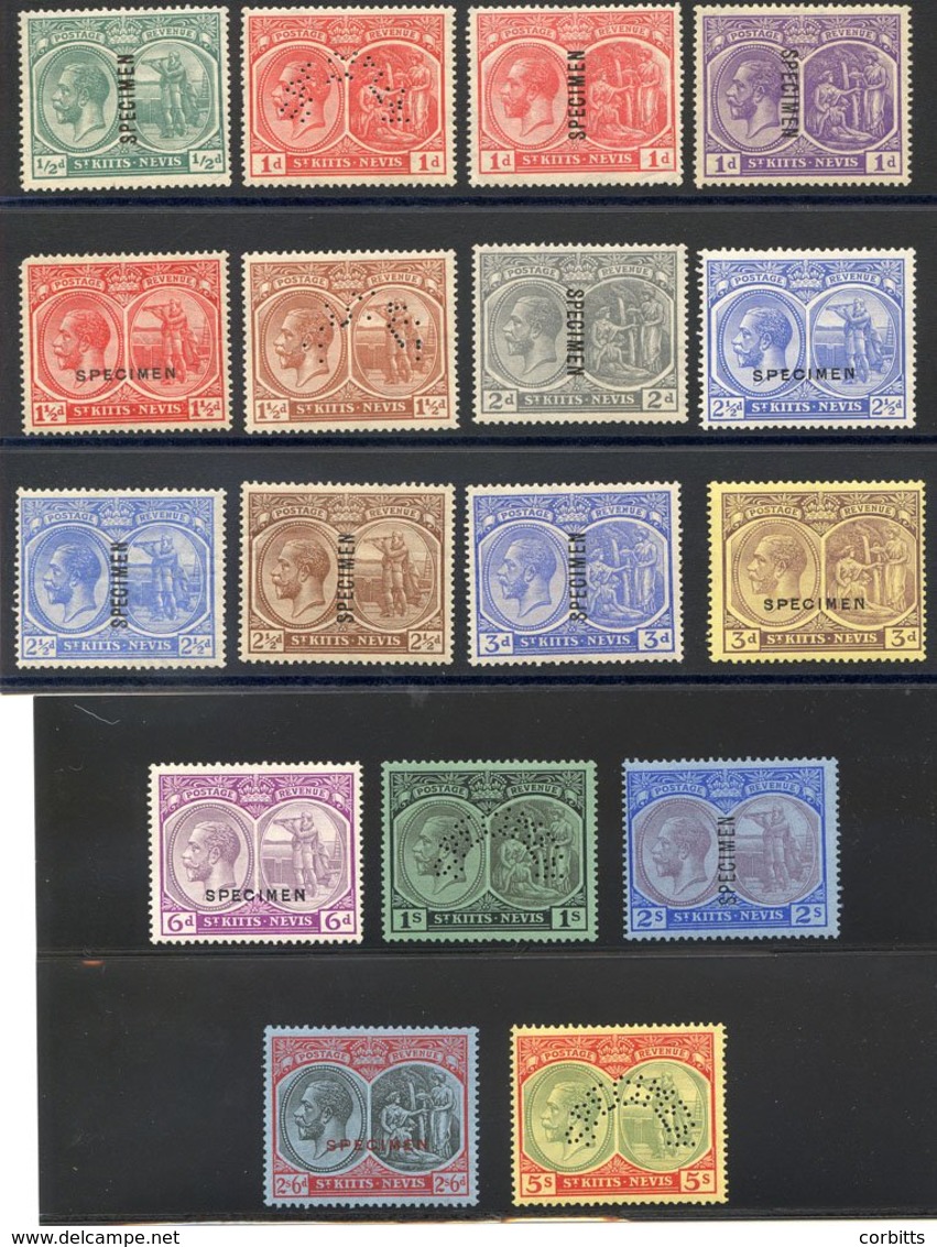 1921-29 MSCA Set Optd Or Perf (1½d, 1s & 5s) SPECIMEN 1½d Rounded Corner Perf Otherwise Fine M, Scarce Complete Set. SG. - Sonstige & Ohne Zuordnung