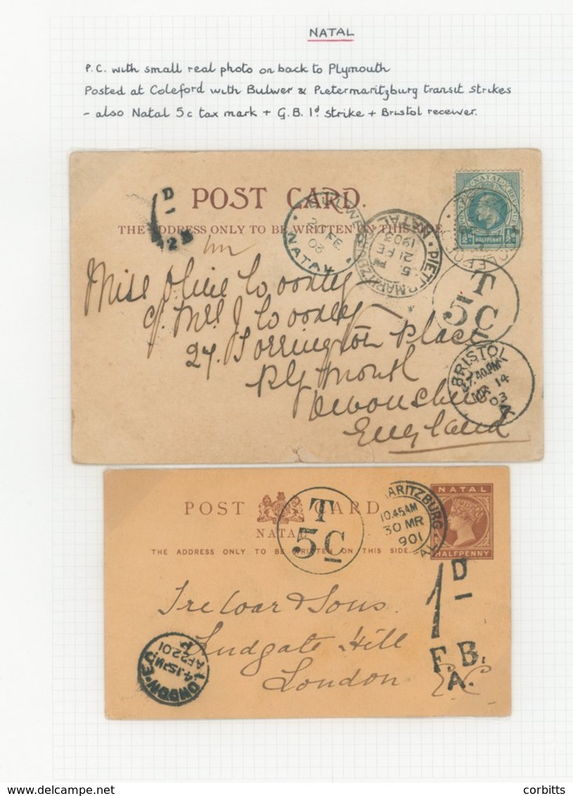 Collection Of Postal Stationery (written Up) With M & U Newspaper Wrappers, Postcards & Letter Cards. Noted - A Very Int - Sonstige & Ohne Zuordnung