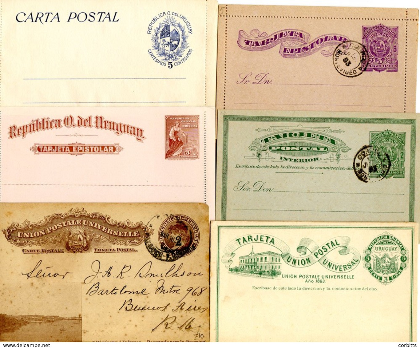 Postal Stationery To C1920 Used & Unused With Variety Of Attractive Cards, Letter-cards & Envelopes (42) Plus A Range Of - Otros & Sin Clasificación