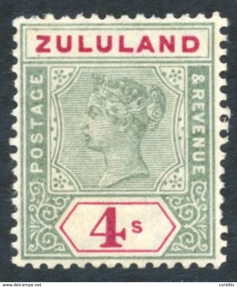 1894 4s Green & Carmine M, SG.27. - Sonstige & Ohne Zuordnung