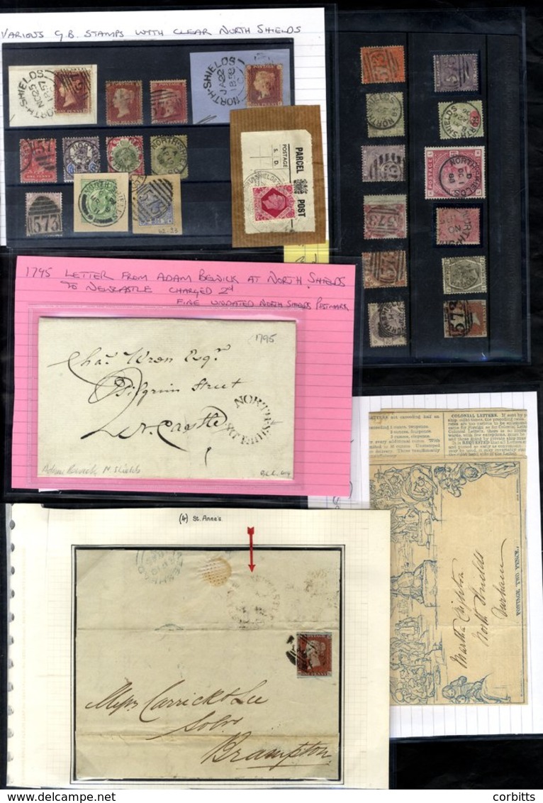 NORTH EAST ENGLAND Selection Of Stamps & Covers To Or From The North Of England, Mainly Connected To North Shields Incl. - Other & Unclassified