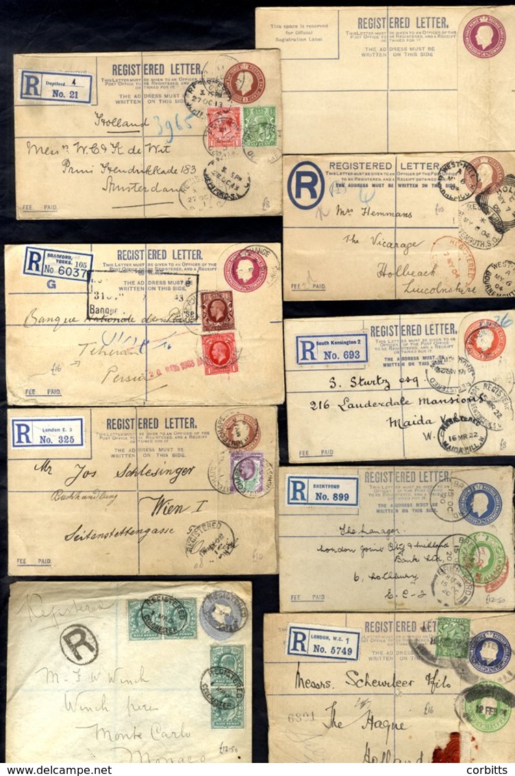 Postal Stationery QV-QEII - Good Range Of Used/unused Items Including Registered Envelopes (embossed Upratings (2) & Pri - Other & Unclassified