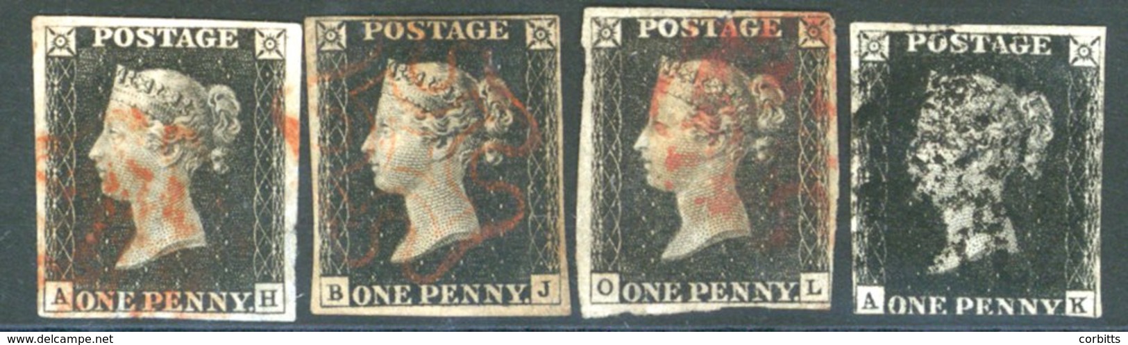 UNPLATED AH (corner Crease), BJ (thinned), OL (creased) Mainly With Margins, Cancelled In Red, AK (three Margins) Cancel - Sonstige & Ohne Zuordnung