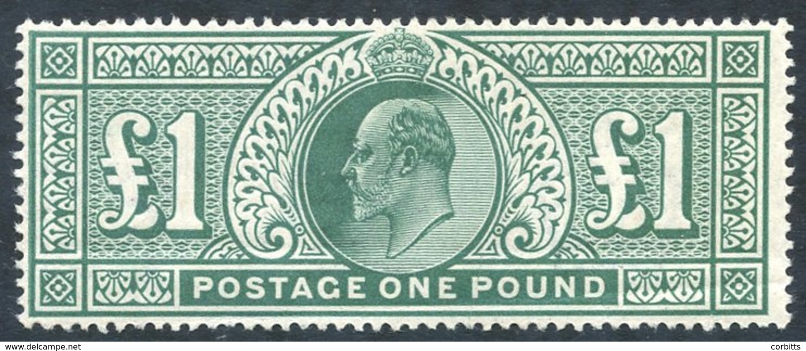 1911 £1 Deep Green, Fresh Looking M Example With Two Horizontal Creases, Not Distracting From Appearance. SG.320 - Other & Unclassified
