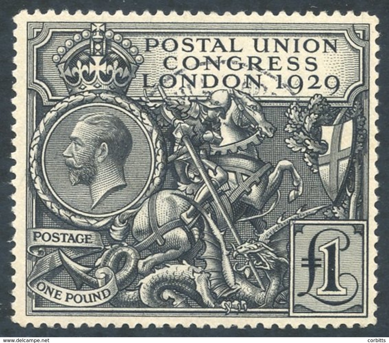 1929 £1 PUC, Superb VFU Example, SG.438. - Other & Unclassified