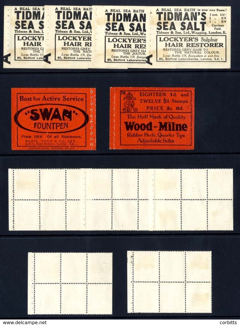 1917 2s Trial Booklet Edition 76, Exploded With Two Covers, Four Advertising Interleaves 'TIDMAN'S SEA SALT/BUY NATIONAL - Otros & Sin Clasificación