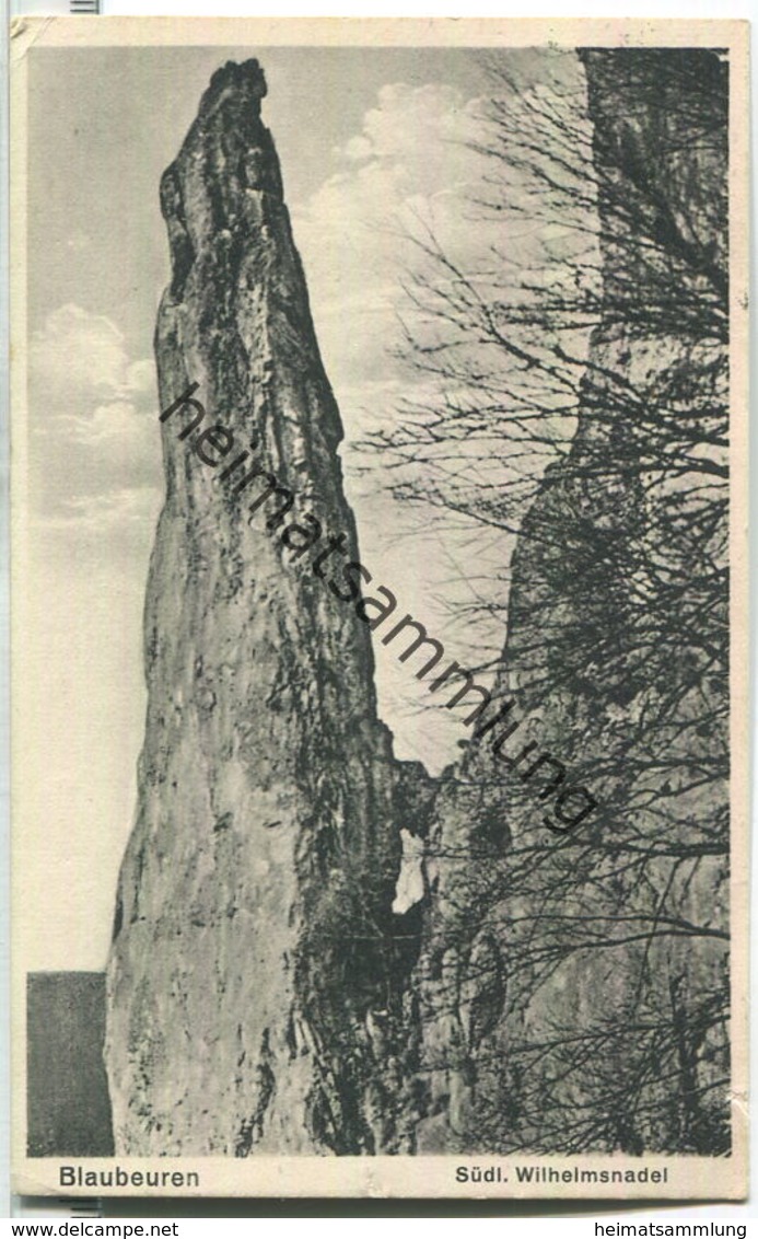 Blaubeuren - Südliche Wilhelmsnadel - Verlag Photohaus Emil Wörz Blaubeuren - Blaubeuren