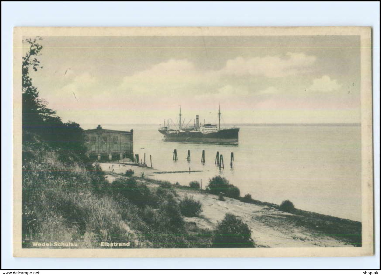 U7440/ Wedel  Schulau Elbstrand AK Ca.1940  - Sonstige & Ohne Zuordnung