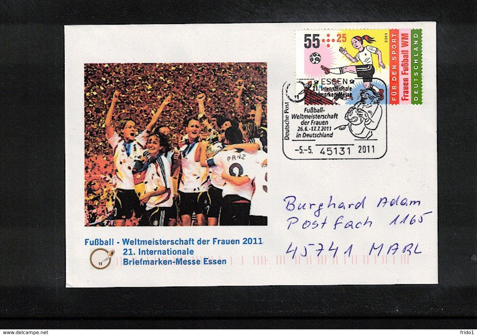 Germany / Deutschland 2011 World Women Football Championship Germany Interesting Cover - Sonstige & Ohne Zuordnung