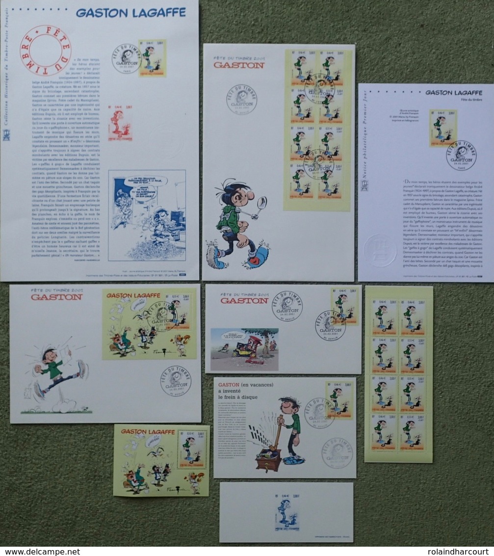 R1615/44 - 2001 - LOT SPECIAL GASTON LAGAFFE ➤➤➤ VOIR LES PHOTOS - Autres & Non Classés