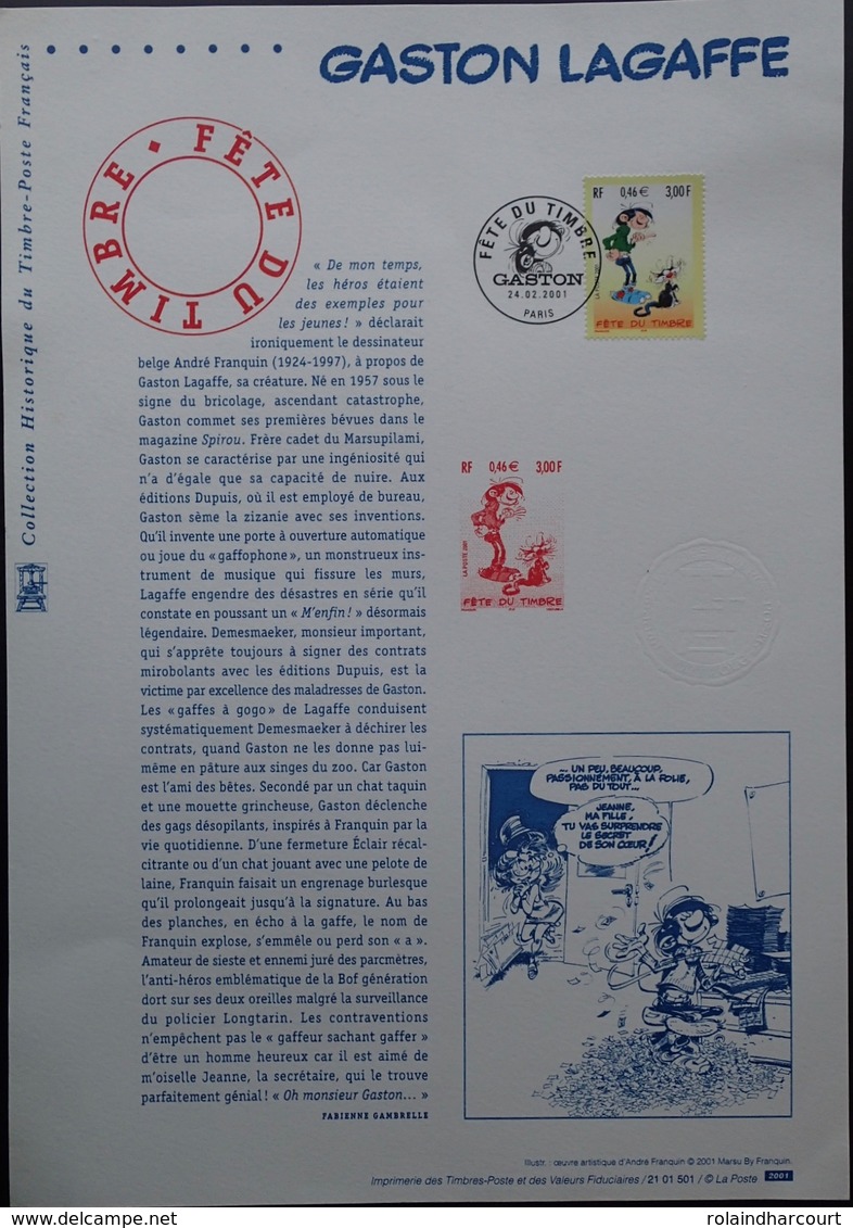 R1615/44 - 2001 - LOT SPECIAL GASTON LAGAFFE ➤➤➤ VOIR LES PHOTOS - Autres & Non Classés