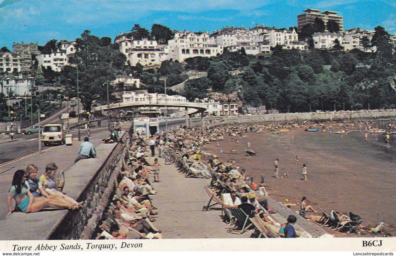 Postcard Torre Abbey Sands Torquay Devon My Ref  B13389 - Torquay