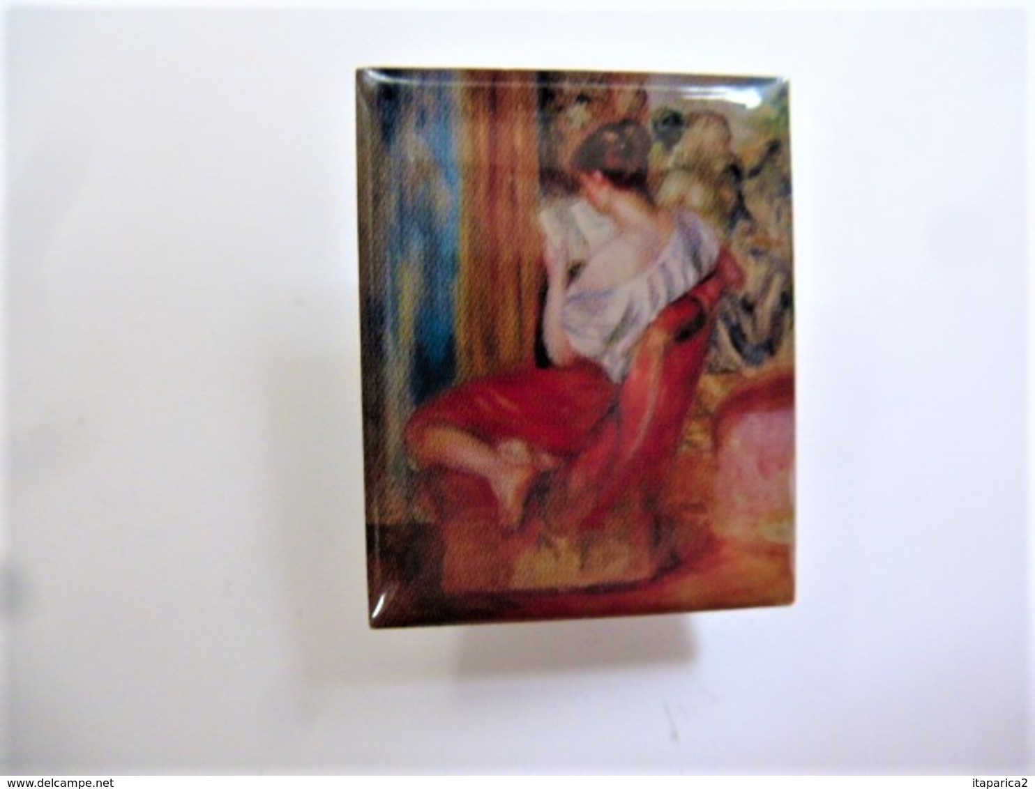 PINS Auguste Renoir La Liseuse / éditions Atlas  Art Peinture Tableau / 33NAT - Personnes Célèbres