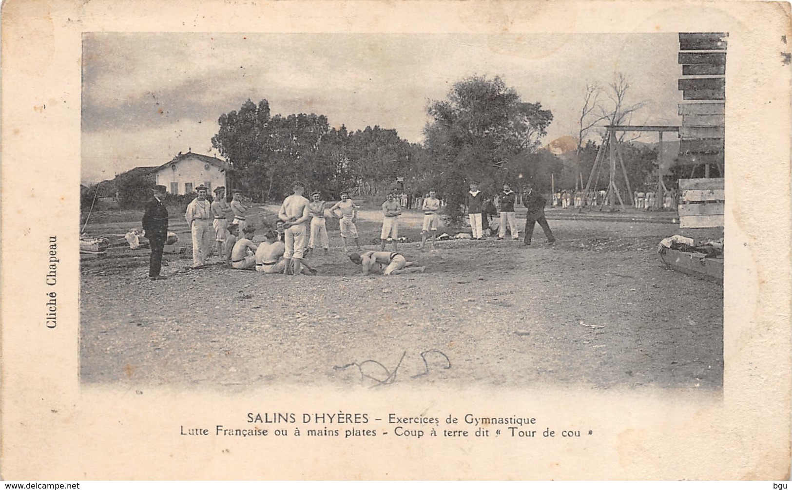 Hyères (83) - Salins D'Hyères - Exercice De Gymnastique - Lutte Française - Autres & Non Classés