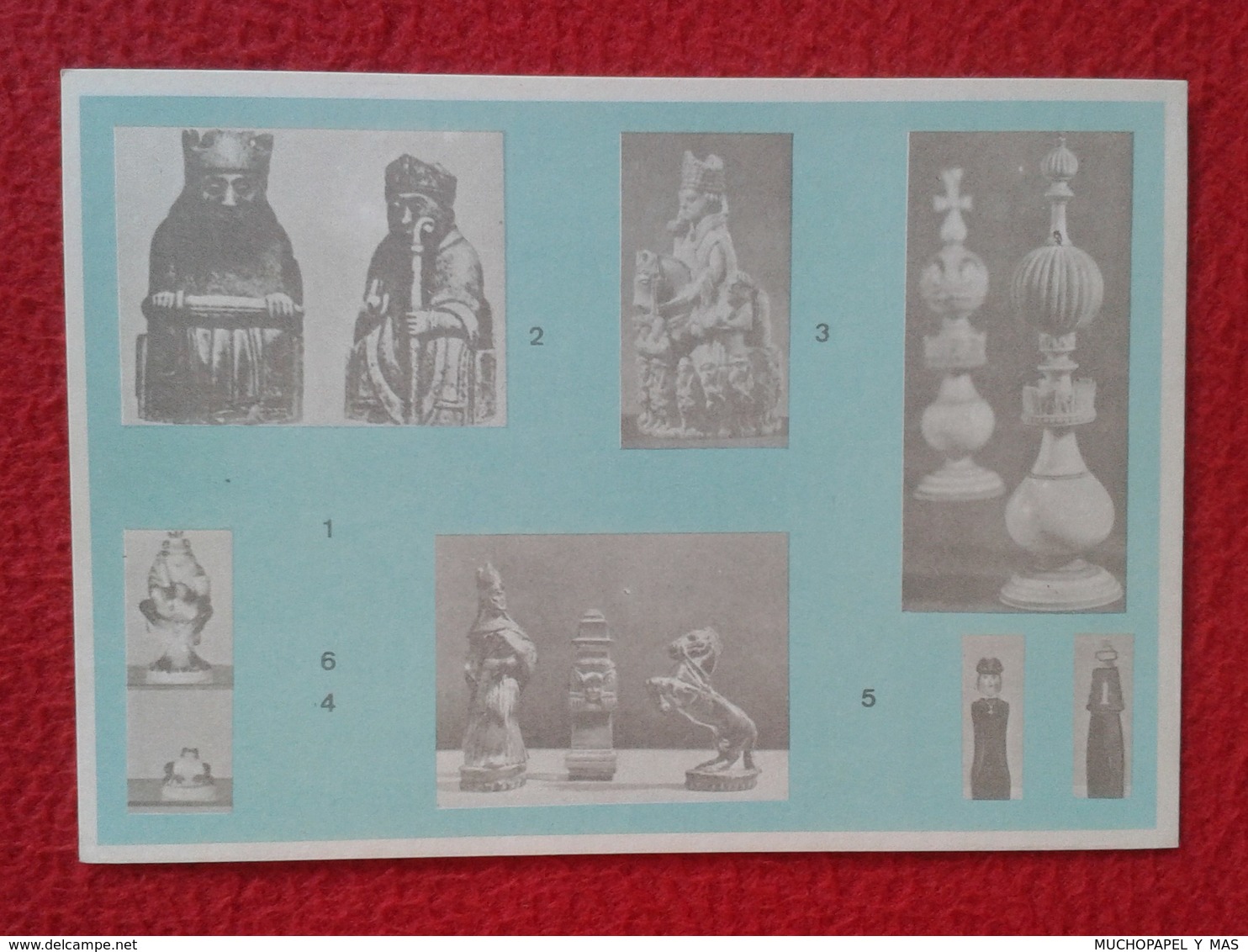 POSTAL POST CARD AJEDREZ CHESS Échecs SCHACH XADREZ PEÇAS VÁRIAS ÉPOCAS XADREZ PORTUGAL PIEZAS PIECES PIECE PIEZA VER - Otros & Sin Clasificación