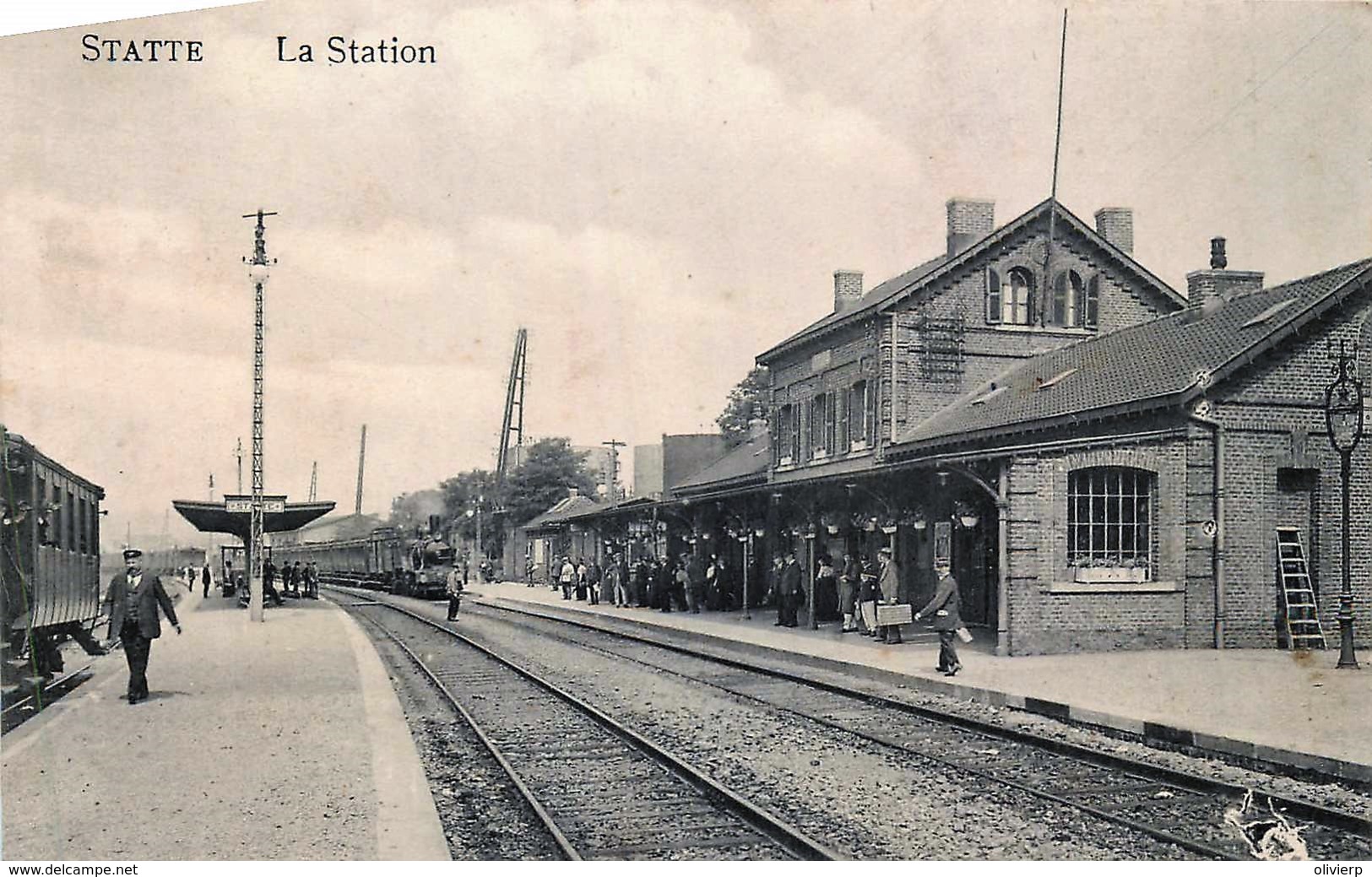 Huy - Statte - La Station - Le Train - Feldpostkarte - Huy