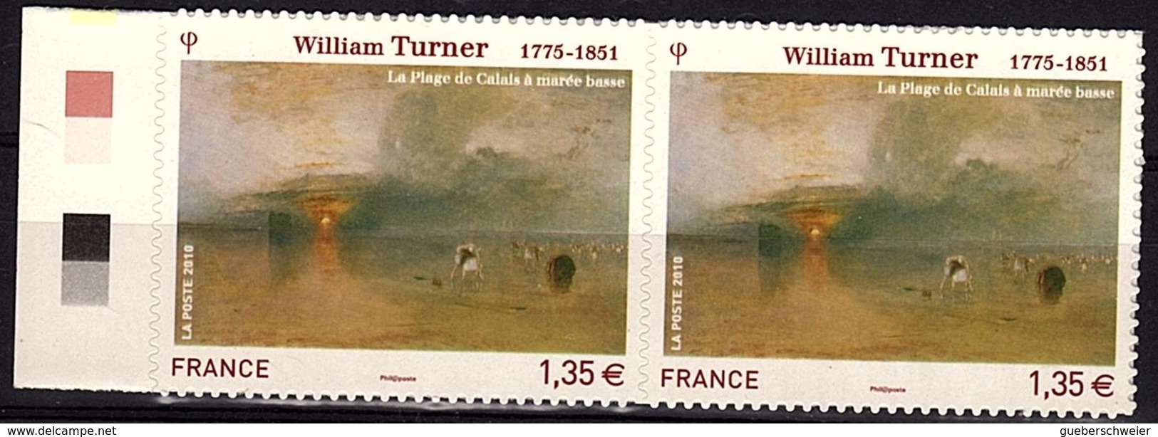 ADH 63 - FRANCE Adhésifs N° 402 Paire Bord De Feuille Neufs** William Turner - Autres & Non Classés