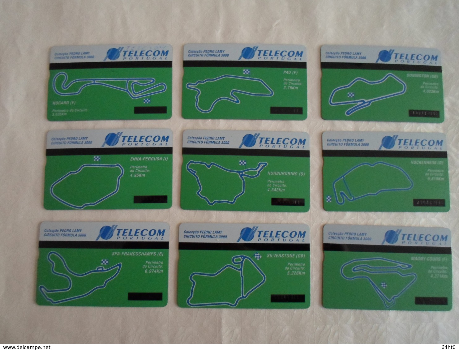 SERIE OF 9 OPTICAL CARDS PORTUGAL " PEDRO LAMY" - NEW/NOT USED - Portugal