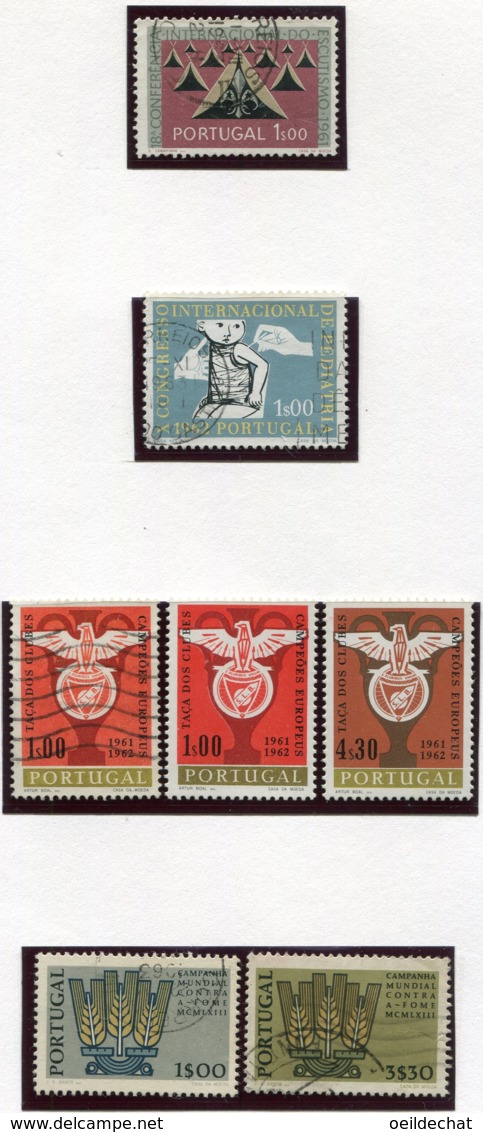 13512 PORTUGAL Collection Vendue Par Page N°868, 876, 883, 884/5, 886, 896, 900, 905, 914/5, 916/7**/ ° 1960-63  TB/TTB - Collections