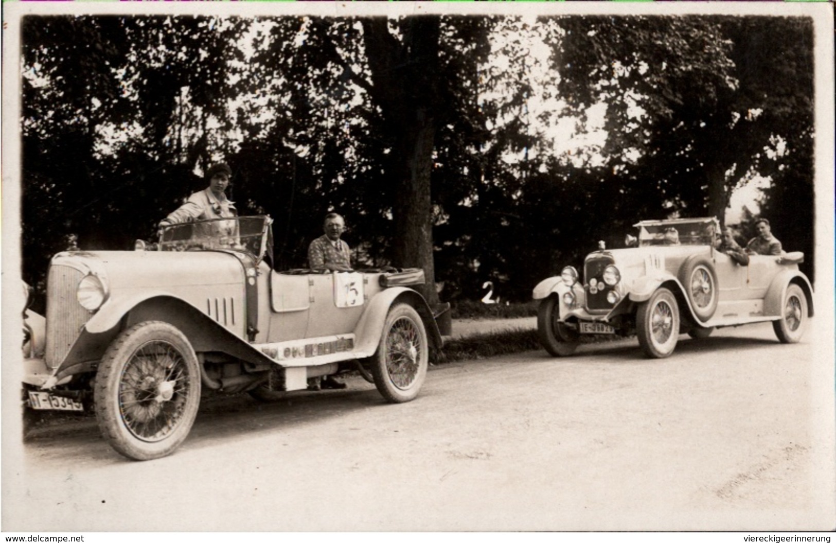 ! Seltene Alte Fotokarte, Photograph Jungmann & Schorn Baden-Baden, Automobilrennen Baden Württemberg ?, Oldtimer, Cars - Voitures De Tourisme