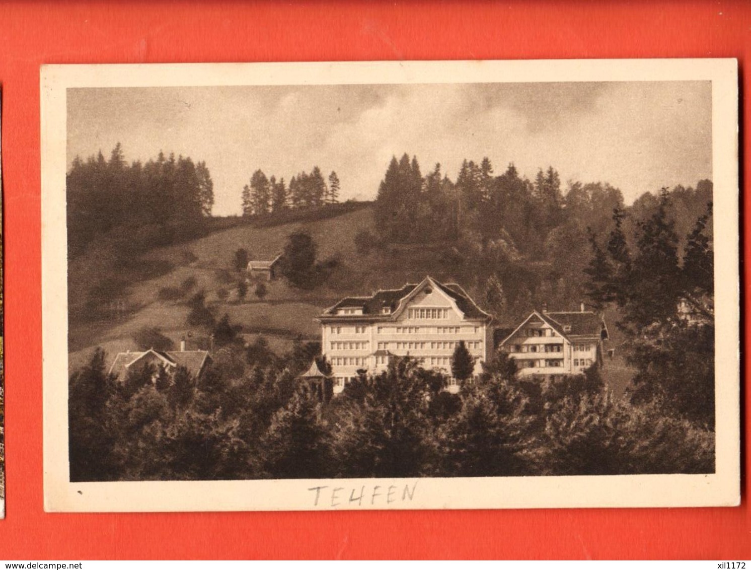 PEPB-21 Teufen  Institut Für Mädchen. Gelaufen 1922 F. St.-Imier. - Teufen