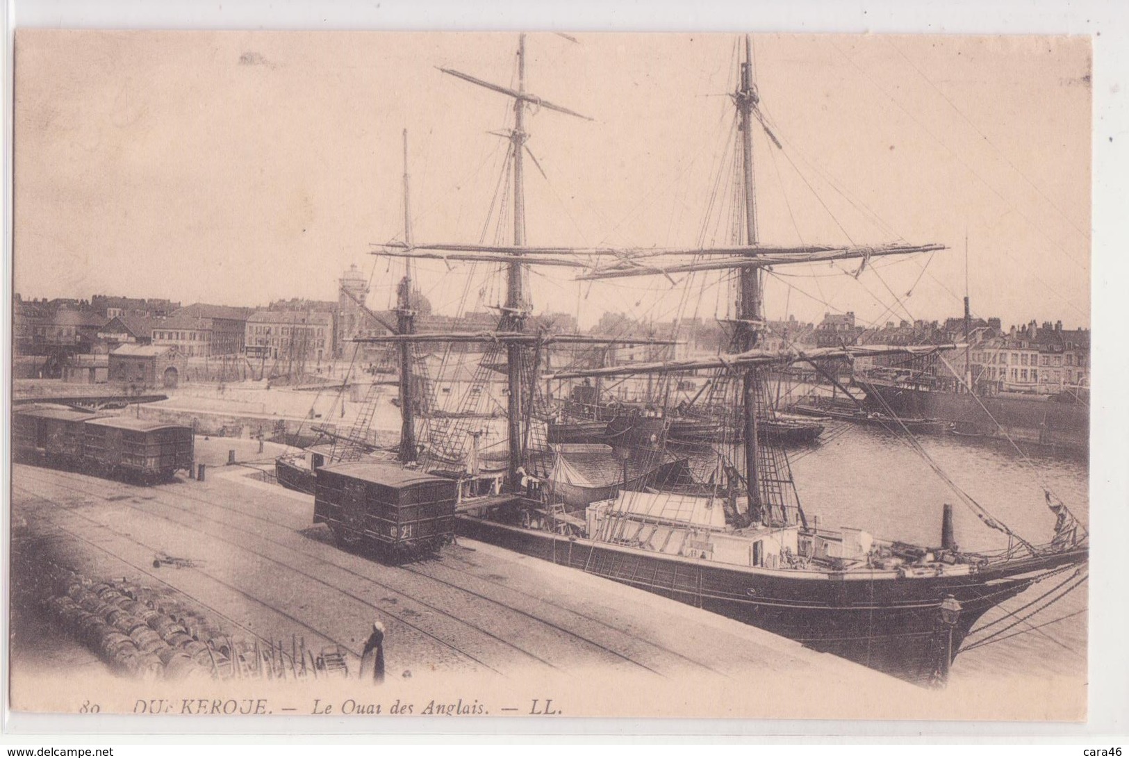 CPA - 89. DUNKERQUE - Le Quai Des Anglais - Dunkerque