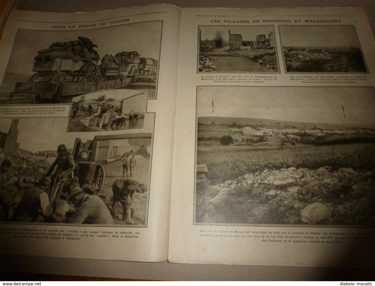 1916 LPDF: Haucourt,Malancourt;Porrentruy; Le Baumé;Suisse;Alexandre De Serbie; Elisabeth De Belgique ;etc - Français