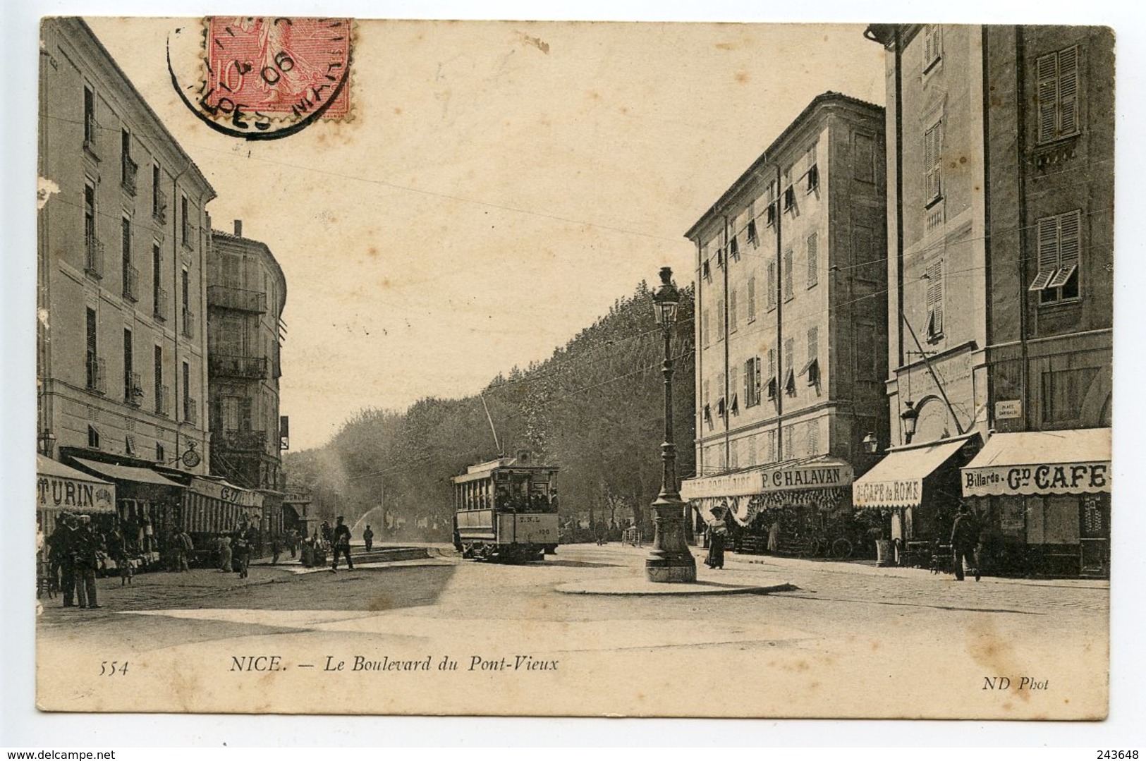 Nice Le Boulevard Du Pont Vieux - Transport Ferroviaire - Gare