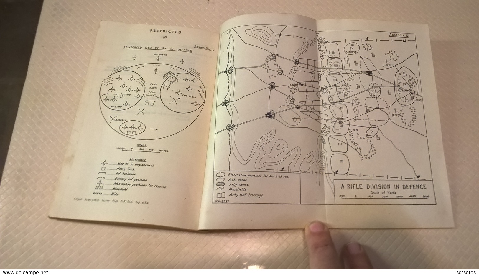 The SOVIET ARMY: Tactics and Organization (1949): The WAR Office - 100 pages, many illustrations - very rare, in very go