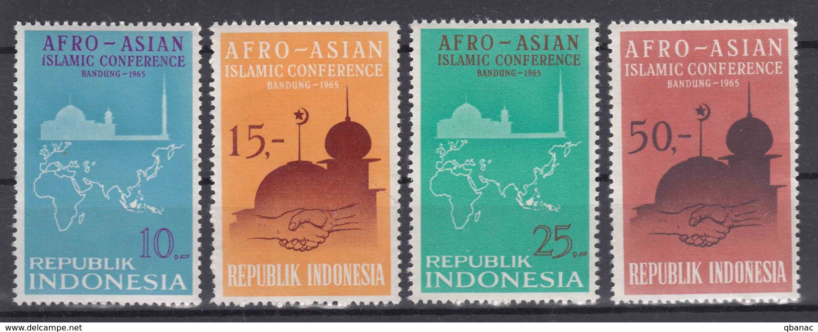 Indonesia 1965 Mi#465-468 Mint Never Hinged - Indonesië