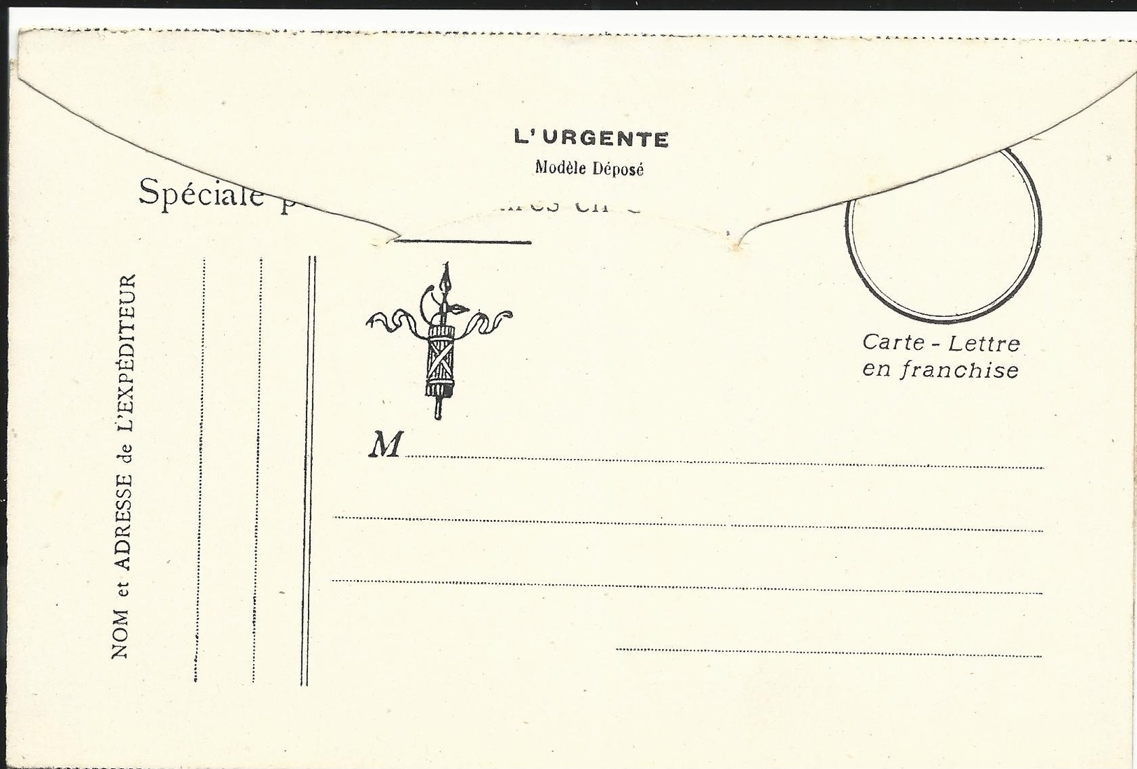 CARTE EN FRANCHISE MILITAIRE  - CARTE DOUBLE (25)  - NON ECRITE - TRES BON ETAT - Covers & Documents