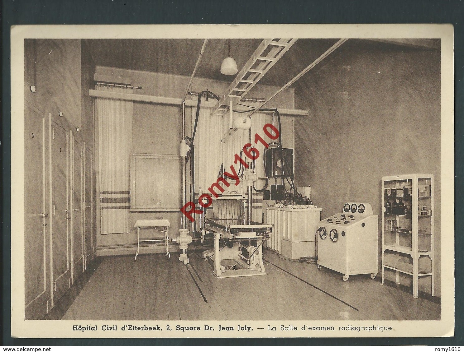 Etterbeek. (Bruxelles) Hôpital Civil. La Salle D'examen Radiographique. 2 Scans. - Etterbeek