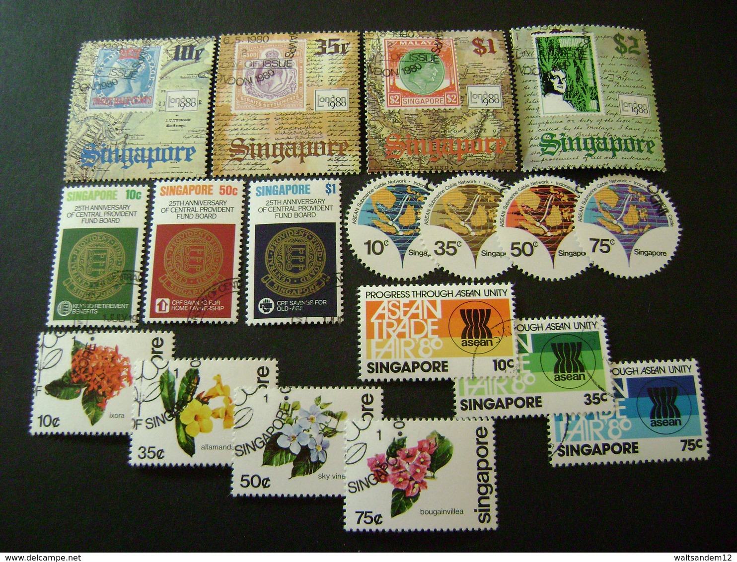 Singapore 1979 And 1980 Commemorative/special Issues (SG 343-359, 361-3, 377-380, 382-395) 2 Images - Used [Sale Price] - Singapur (1959-...)