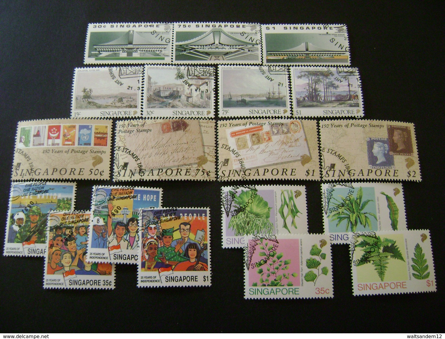 Singapore 1989 And 1990 Commemorative/special Issues (SG 588-609, 611-613, 615-622, 637-644) 2 Images - Used - Singapore (1959-...)