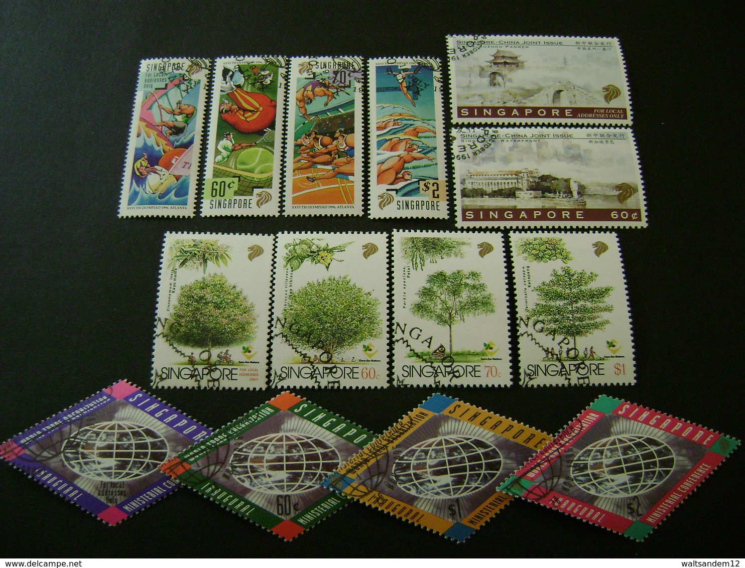 Singapore 1996 Commemorative/special Issues (SG 822-831, 834-837, 845-848, 850-855, 857-860) 2 Images - Used - Singapour (1959-...)