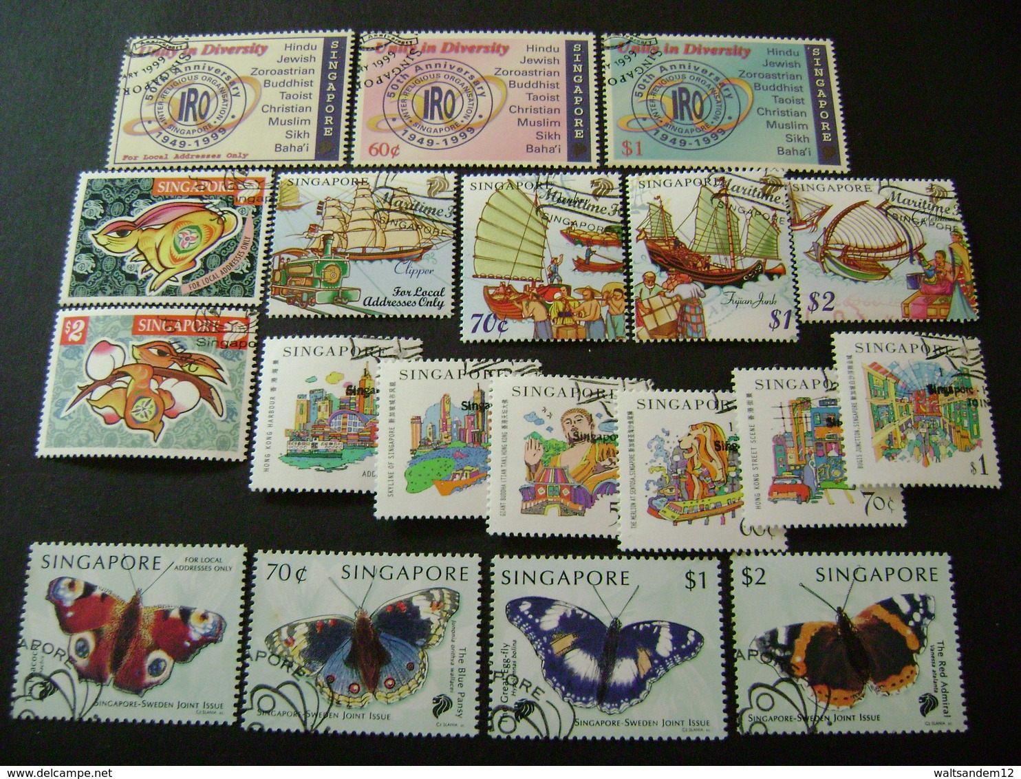 Singapore 1999 Commemorative/special Issues (SG 975-983, 991-996, 999-1002, 1005-1023) 2 Images - Used - Singapore (1959-...)
