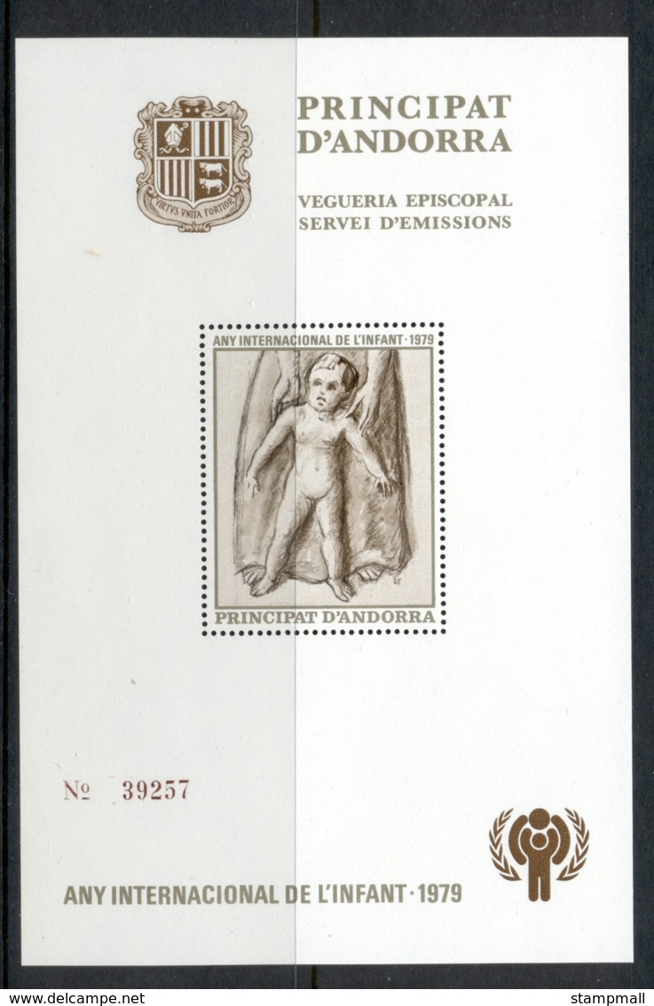 Andorra (Fr.) 1979 IYC International Year Of The Child MS MUH - Unused Stamps