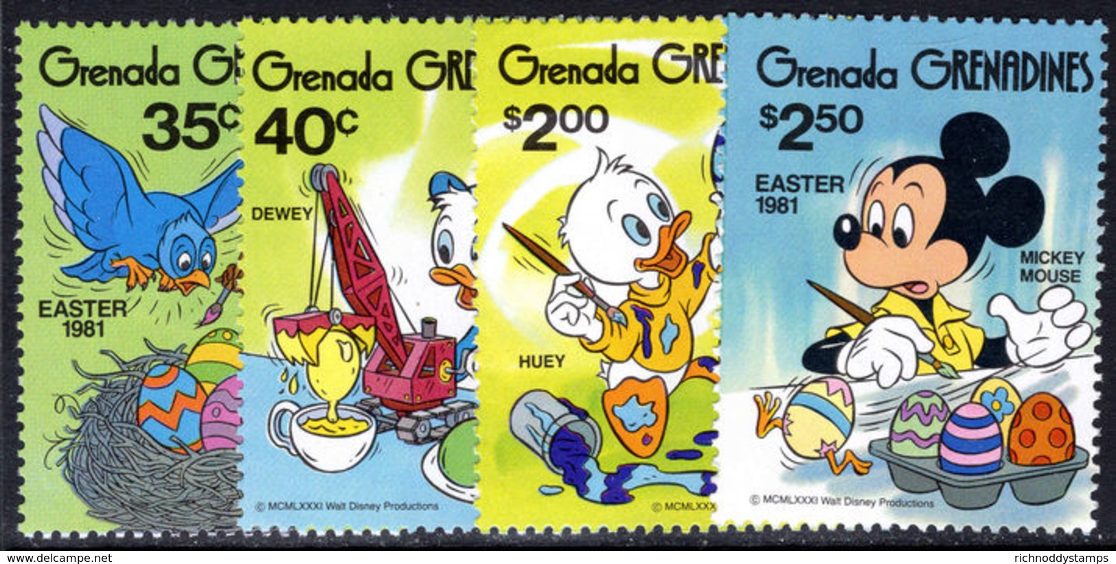 Grenada Grenadines 1981 Disney. Easter Unmounted Mint. - Grenade (1974-...)