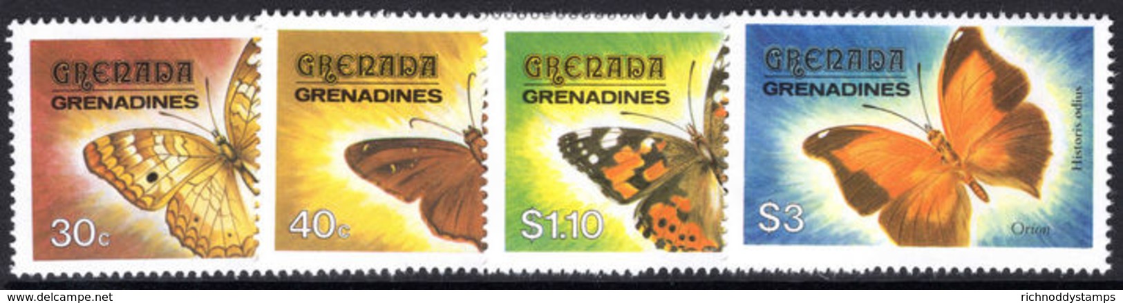 Grenada Grenadines 1982 Butterflies Unmounted Mint. - Grenada (1974-...)