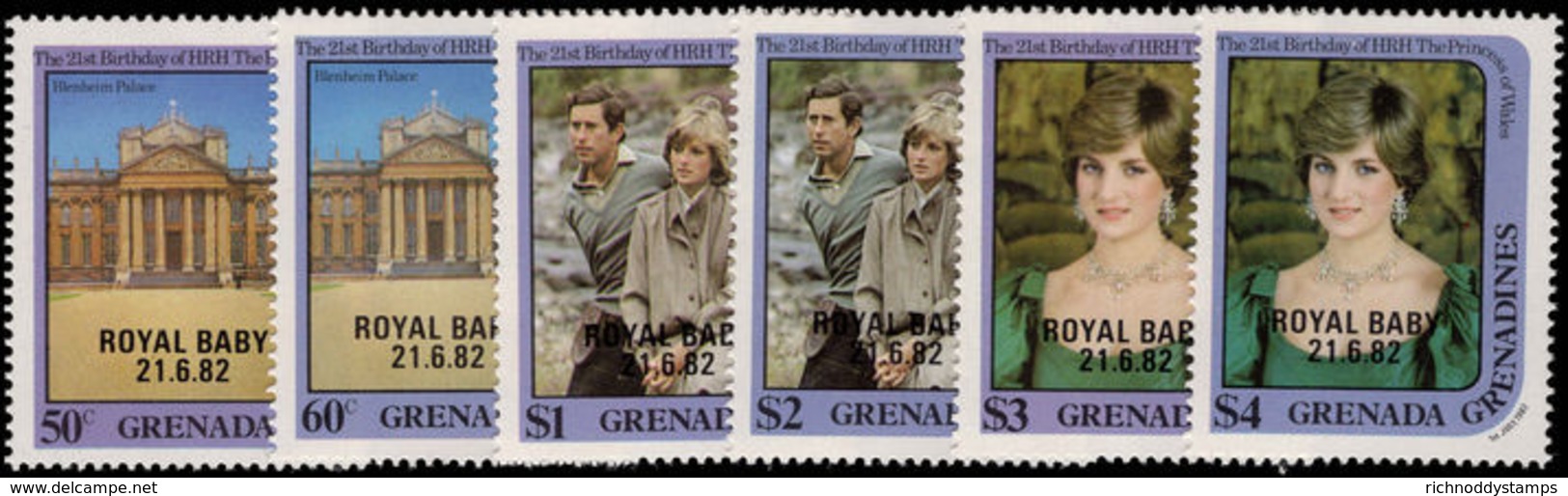 Grenada Grenadines 1982 Royal Baby Unmounted Mint. - Grenade (1974-...)