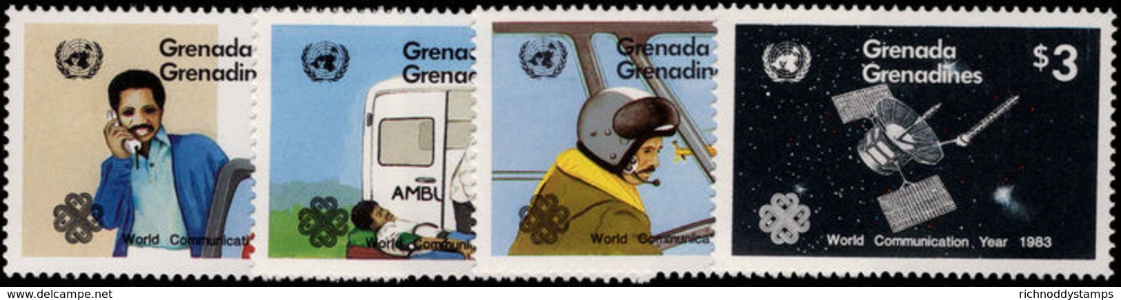 Grenada Grenadines 1983 World Communications Year Unmounted Mint. - Grenada (1974-...)