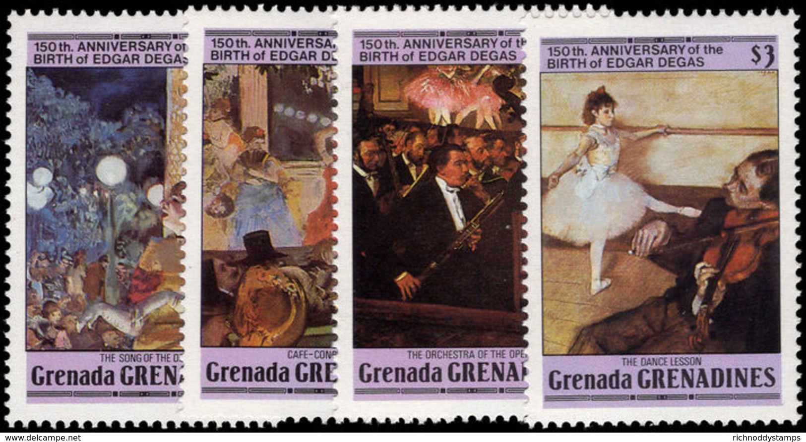 Grenada Grenadines 1984 Degas Unmounted Mint. - Grenade (1974-...)