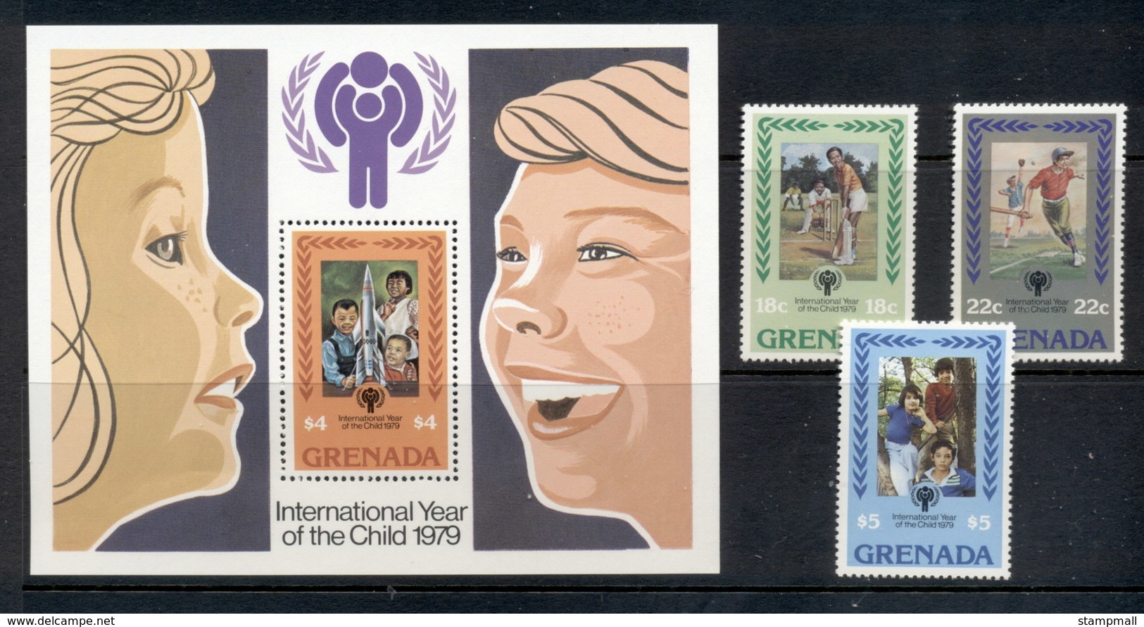 Grenada 1979 IYC International Year Of The Child + MS MUH - Grenada (1974-...)