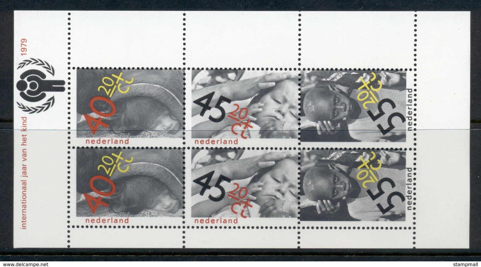 Netherlands 1979 IYC International Year Of The Child MS MUH - Gebruikt