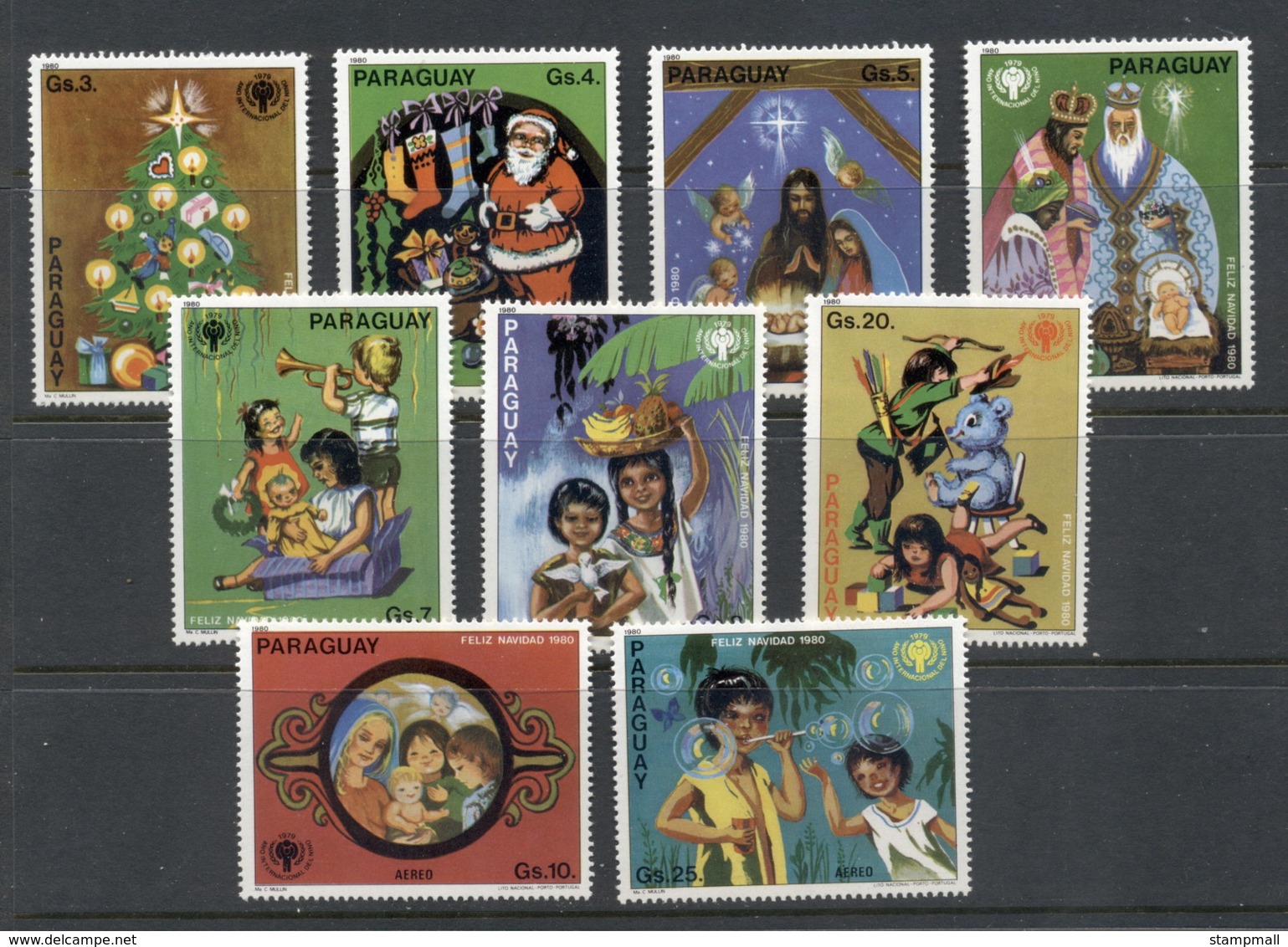 Paraguay 1980 IYC International Year Of The Child Xmas MUH - Paraguay